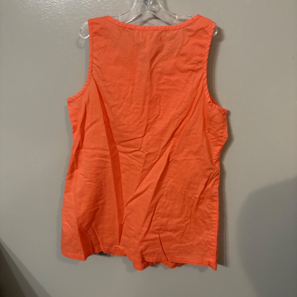 Old Navy Set of 2 Sleeveless Top Orange Teal Sequin Embellished (Girls Medium 8) - Picture 4 of 11
